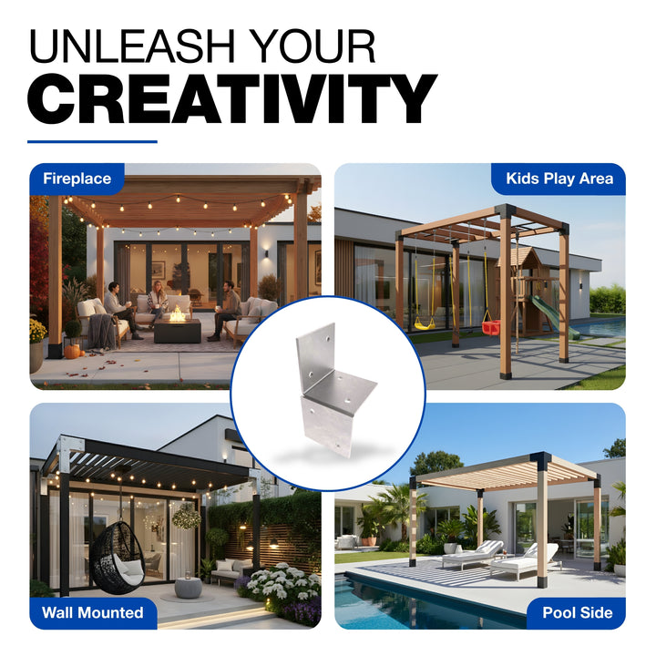 Wall Pergola Bracket | Post Connectors