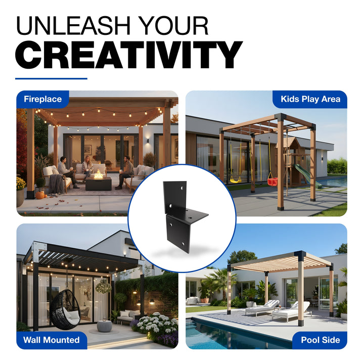 Wall Pergola Bracket | Post Connectors