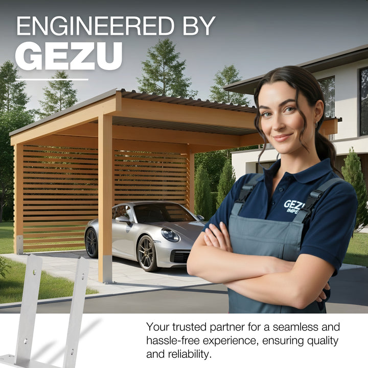 U Shaped Fence Post Bracket | Post Support