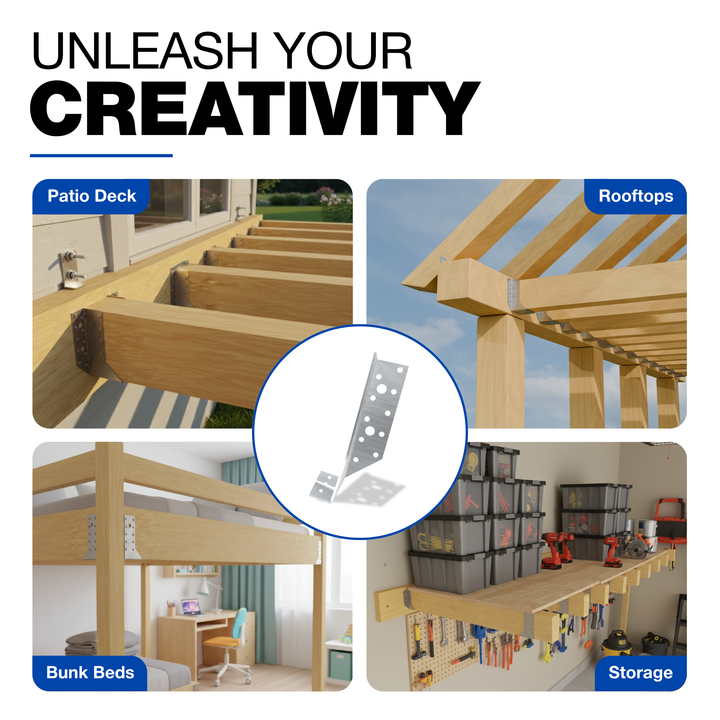 Adjustable joist hanger