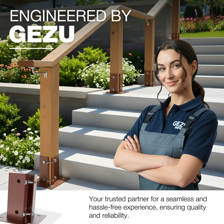 Swift Clamp Bolt Down Post Support Base | Post Shoe