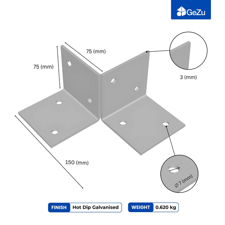 Floor Pergola Bracket | Post Connectors Bundle