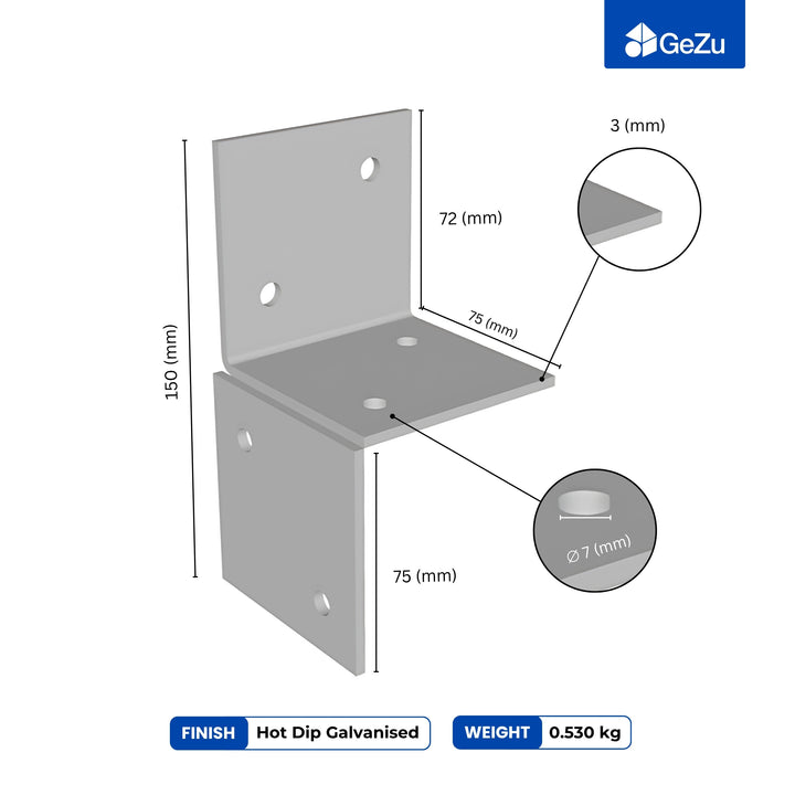 Wall Pergola Bracket | Post Connectors