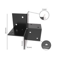 Pergola 3 Way Corner Bracket