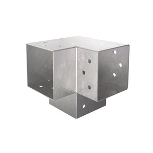Post corner connector Y shape