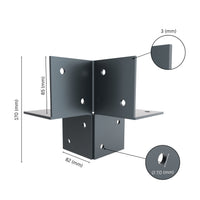 Pergola 3 Way Corner Bracket