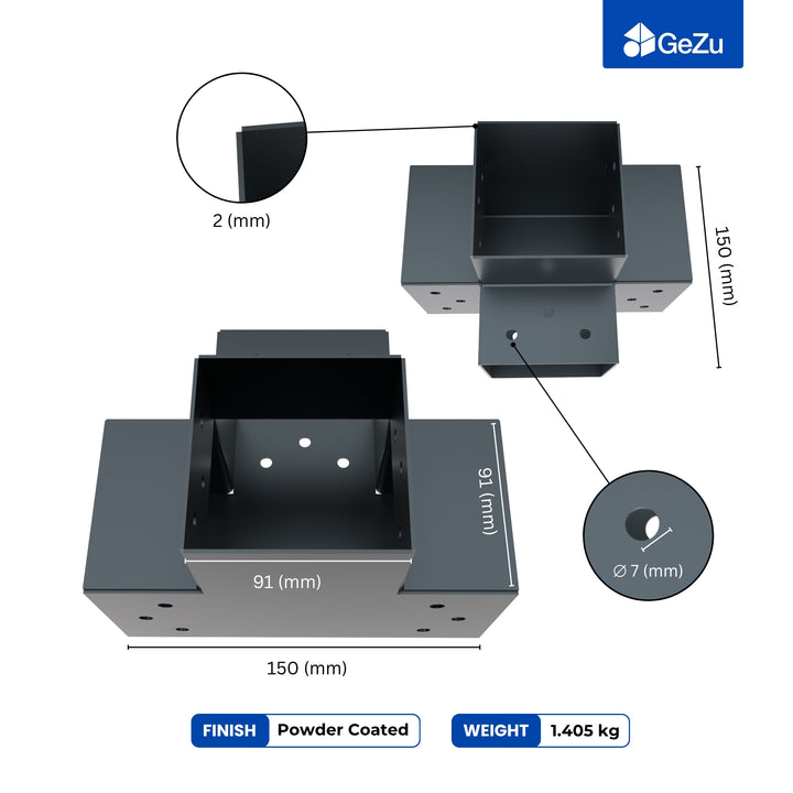 Pergola Bracket | Post Connectors X