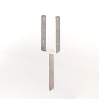U shaped post support with T pin
