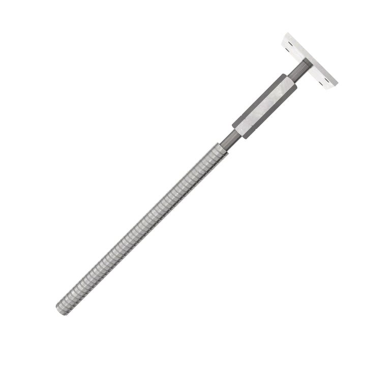 Concrete in adjustable post base - 110 x 110 mm - Gezu Impex