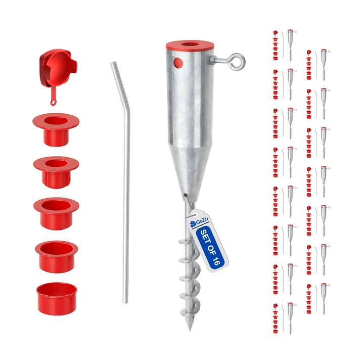 Screw in rotary universal spike Bundle