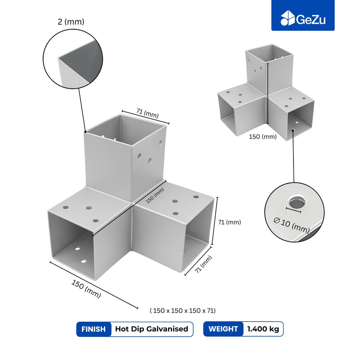 Pergola Bracket | Post Connectors Y