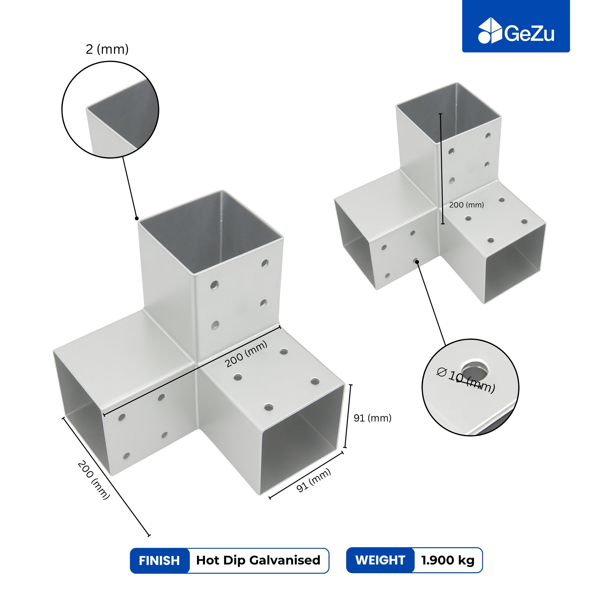 Pergola Bracket | Post Connectors Y
