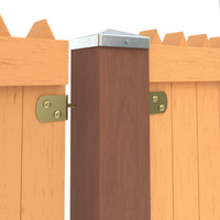 L braid fence holder