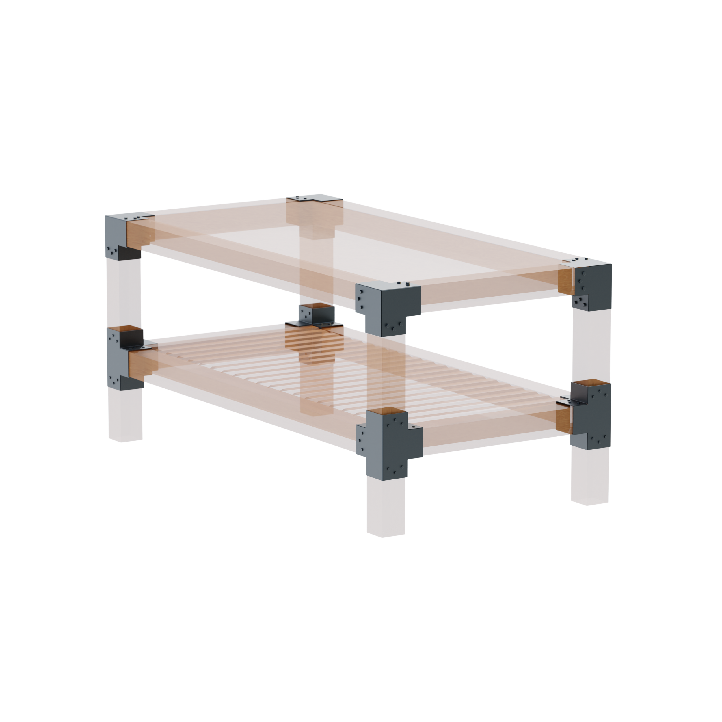 DIY Two-Tier Table Frame Kit