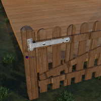Gate band hinge
