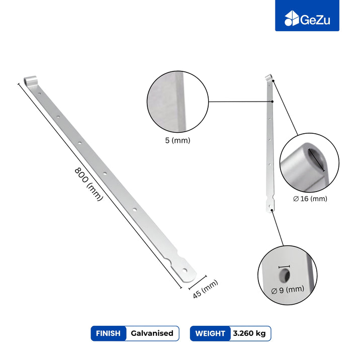 Gate band hinge