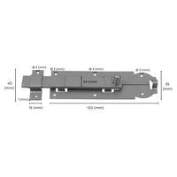 Slide bolt latch