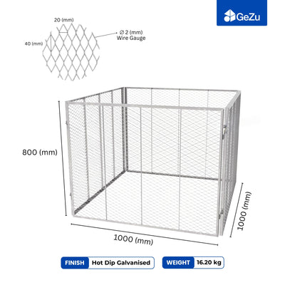 Square mesh composter