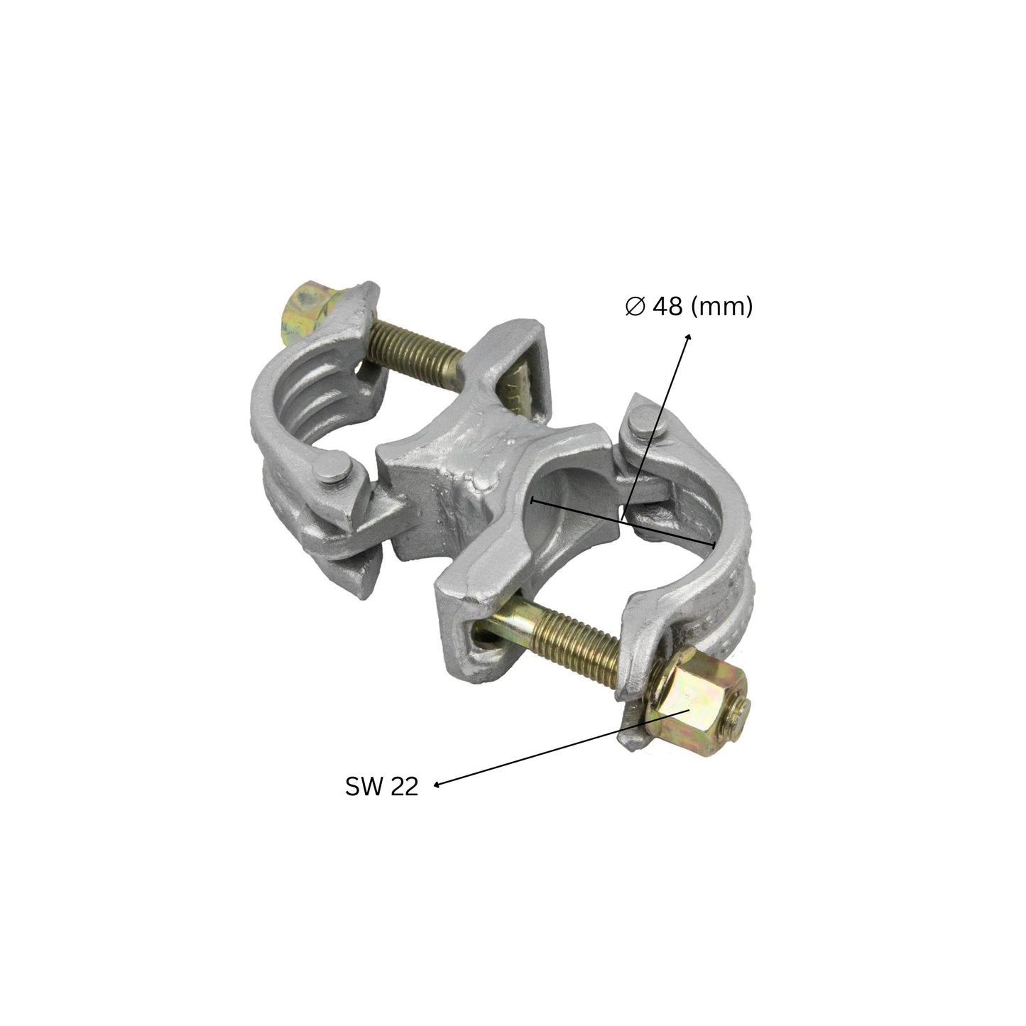 Scaffolding parallel coupler clamp