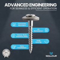 Spengler Screws Stainless Steel 100 Pcs
