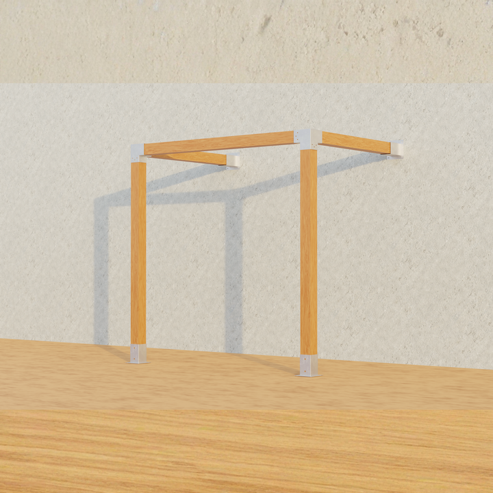 DIY Wall-Mounted Pergola Frame Kit