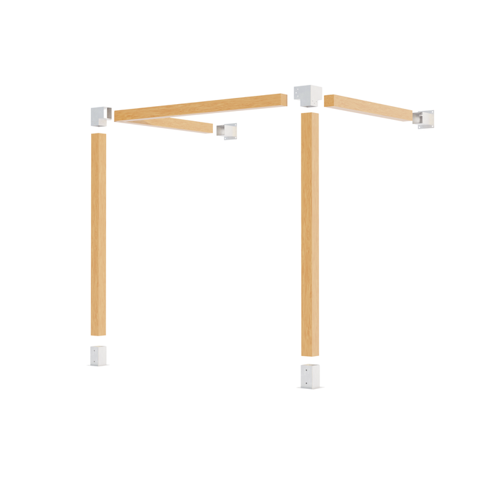 DIY Wall-Mounted Pergola Frame Kit