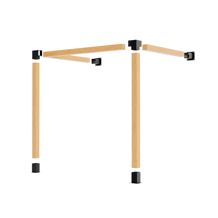 DIY Wall-Mounted Pergola Frame Kit