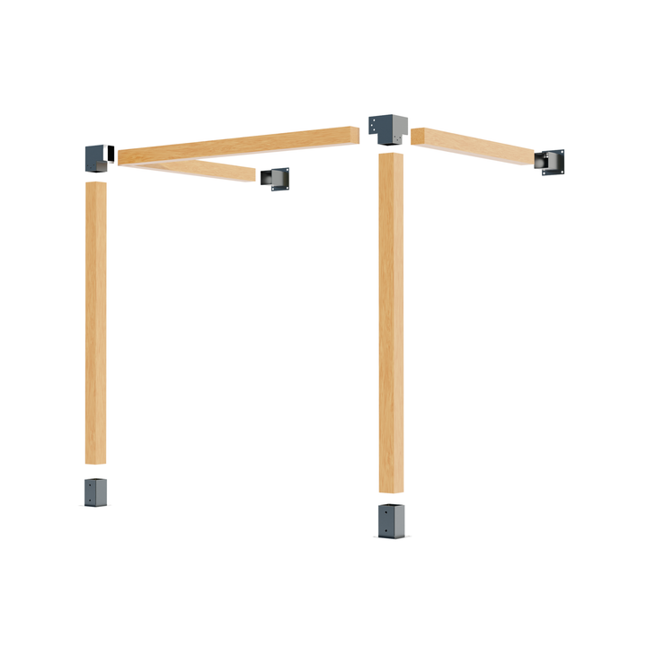 DIY Wall-Mounted Pergola Frame Kit