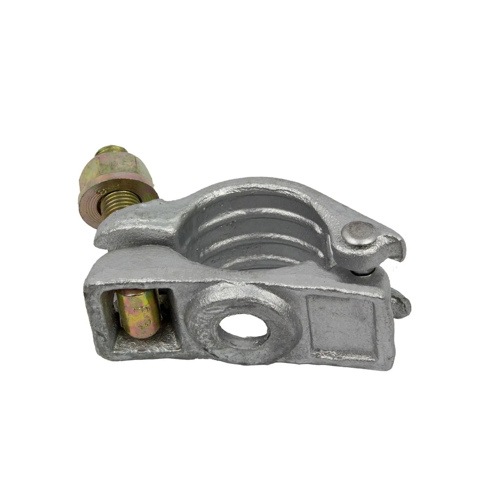 Heavy duty scaffolding half coupler clamp