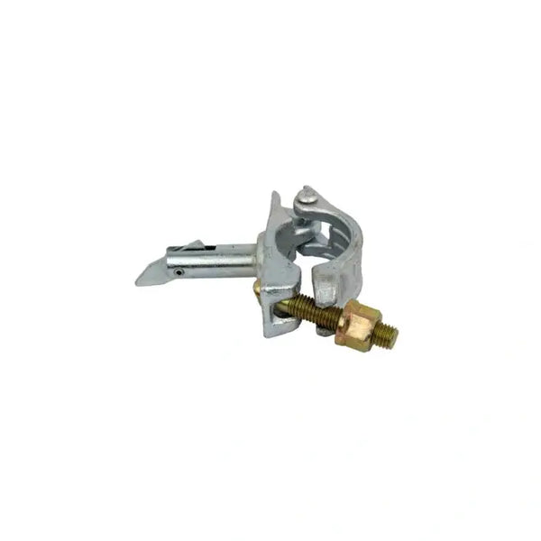 Scaffolding coupler with tilt pin